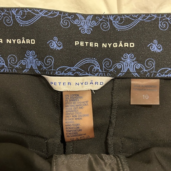 Peter Nygard Black dress pants - Picture 3 of 3
